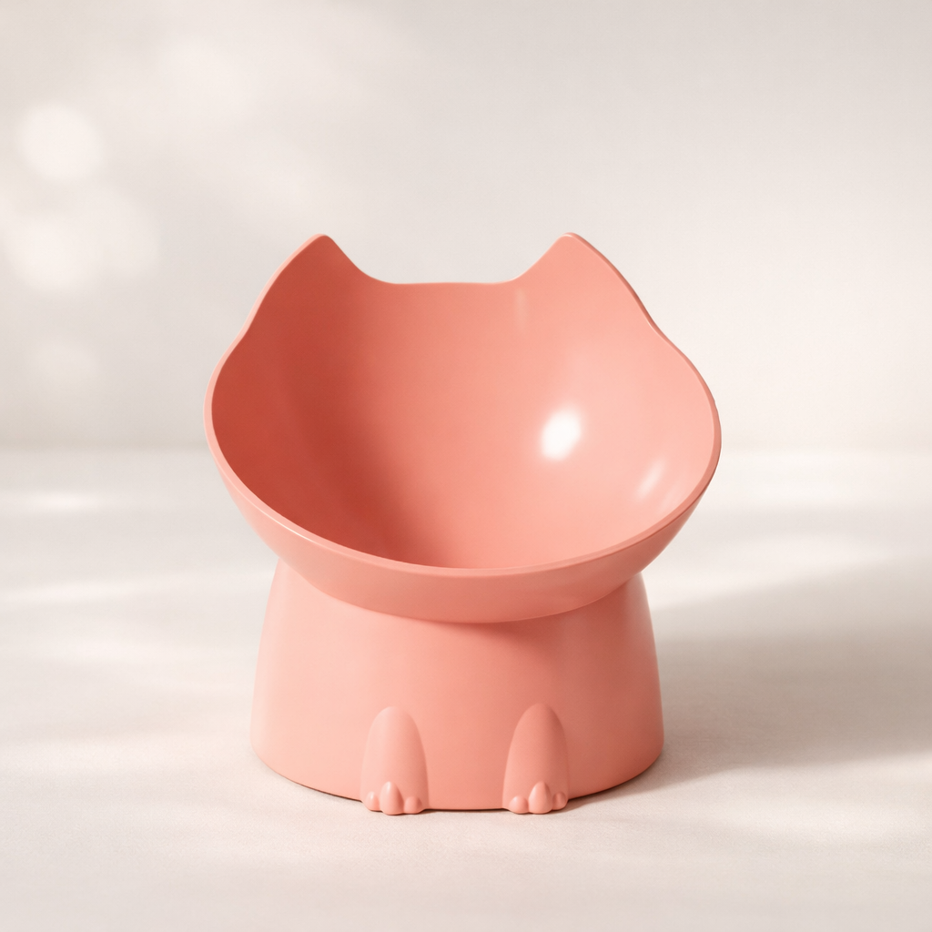 Elevated Pet Bowl – Ergonomic Raised Feeder with Anti-Tip Design