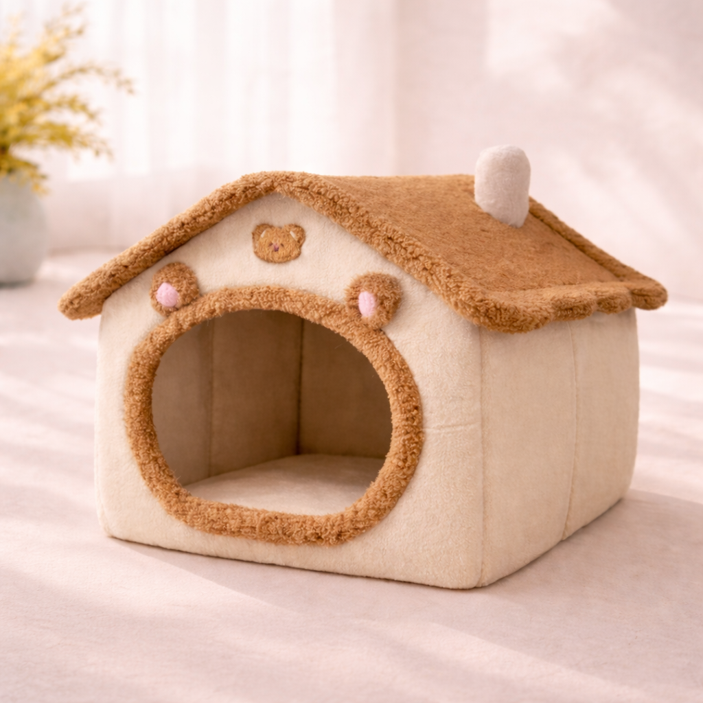 Foldable pet house