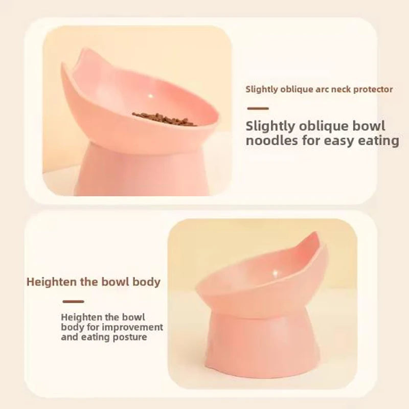 Elevated Pet Bowl – Ergonomic Raised Feeder with Anti-Tip Design